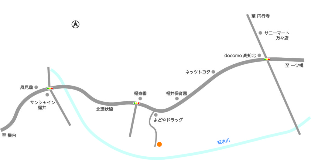 高知市福井町分譲地地図